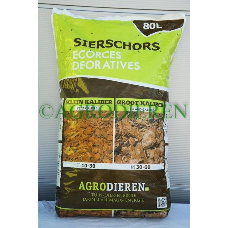 Ecorce de pin - ecorce decorative jardin 30-60 - 80l/ sac -, Tuin en Terras, Overige Tuin en Terras