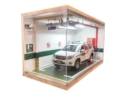 SD-modelcartuning - 1:18 - Parking diorama - met LED, Hobby & Loisirs créatifs, Voitures miniatures | 1:5 à 1:12