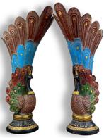 Vaas - Orientalistische smaak - Koud geverfd brons - Een