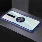 Xiaomi Mi 8 Hoesje met Metalen Ring Kickstand - Transparant, Télécoms, Verzenden