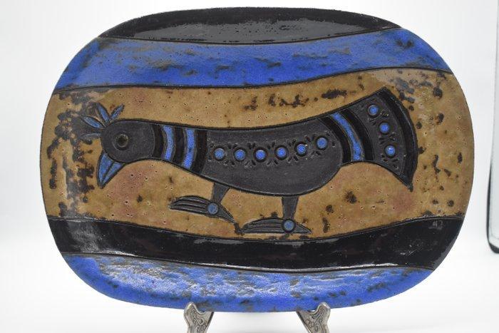 Atelier Ceramique de Dour - R.Somville / MH Bataille - Bord, Antiek en Kunst, Antiek | Glaswerk en Kristal