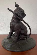 Ornement décoratif - France - Chien en bronze comme fontaine, Antiquités & Art