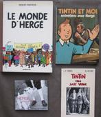 Ensemble de 3 albums sur Hergé / Tintin +  double CD, Boeken, Nieuw