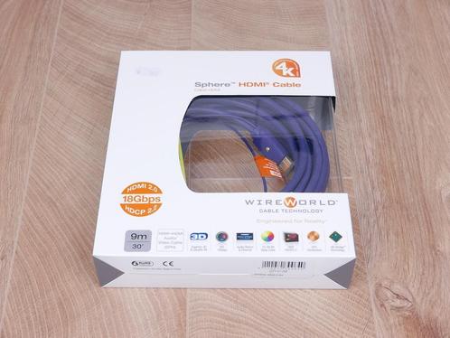 Wireworld Sphere HDMI 2.0 18 Gbps UltraHD 4K Superior 3D dig, TV, Hi-fi & Vidéo, Câbles audio & Câbles de télévision, Enlèvement ou Envoi