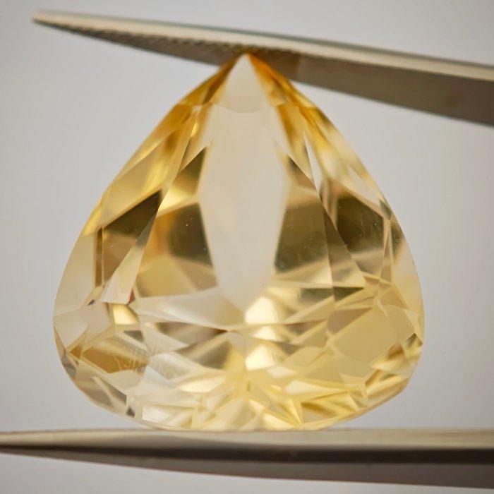 Zonder Minimumprijs Citrien - 36.68 ct - Antwerp Laboratory, Handtassen en Accessoires, Edelstenen