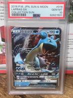 Pokémon - 1 Graded card - lapras GX collection sun - PSA 10, Hobby en Vrije tijd, Nieuw