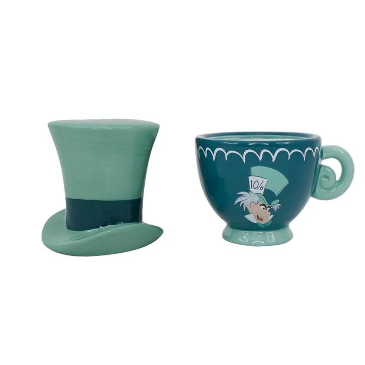 Disney Alice in Wonderland Mad Hatter Peper & Zout Set, Verzamelen, Disney, Nieuw, Ophalen of Verzenden