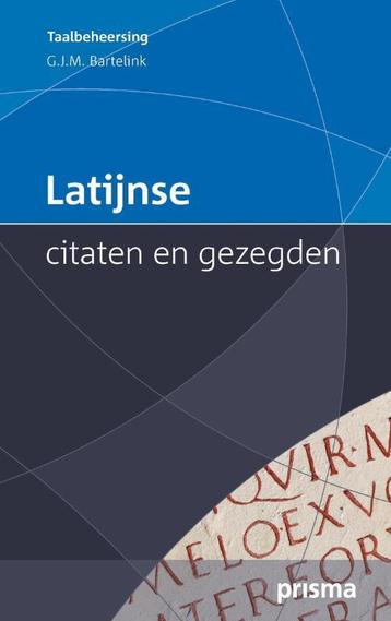 Latijnse citaten en gezegden / Prisma Taalbeheersing, Verzenden, G.J.M. Bartelink