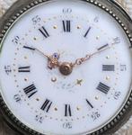 Reloj de bolsillo antiguo - De plata maciza y oro de