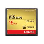 Sandisk CF Extreme 16GB 120MB/S met garantie, Ophalen of Verzenden, Gebruikt