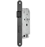 Badkamer/toilet slot Mi Satori met mat zwarte voorplaat, Nieuw, Overige materialen, Klink of Kruk