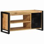 vidaXL Schoenenbank Bruin 100 x 40 x 50 cm Massief mangohout, Verzenden