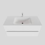 Badkamermeubel Solid Surface BWS Oslo 100x46 cm Midden Mat, Ophalen of Verzenden, Nieuw, Bad