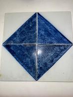 Tegel (4) - sterrenmotief - Delft, Plateelbakkerij -, Antiek en Kunst
