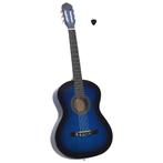 vidaXL Gitaar klassiek beginner 4/4 39 lindenhout blauw, Muziek en Instrumenten, Verzenden, Nieuw