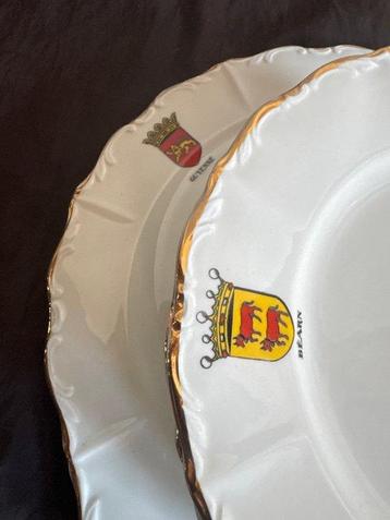 Dessertservies - Assiettes Dessert  Région- Porcelaine