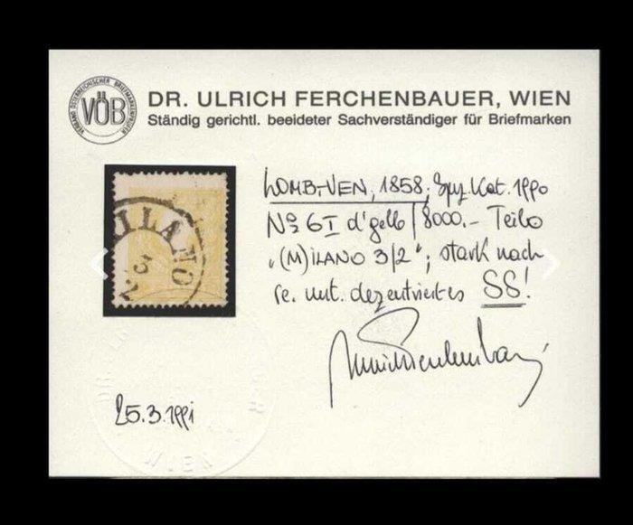 Anciens États italiens - Lombardie-Vénétie 1858 - Deux soldi, Timbres & Monnaies, Timbres | Europe | Italie