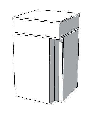 *TIP* Toonbank U-Frame Thick C-PUH-009, Zakelijke goederen, Kantoor en Winkelinrichting | Winkel en Inventaris, Ophalen of Verzenden