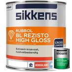 Sikkens Rubbol BL REZISTO HIGH GLOSS huidvetvaste watergedra, Doe-het-zelf en Bouw, Verzenden, Nieuw