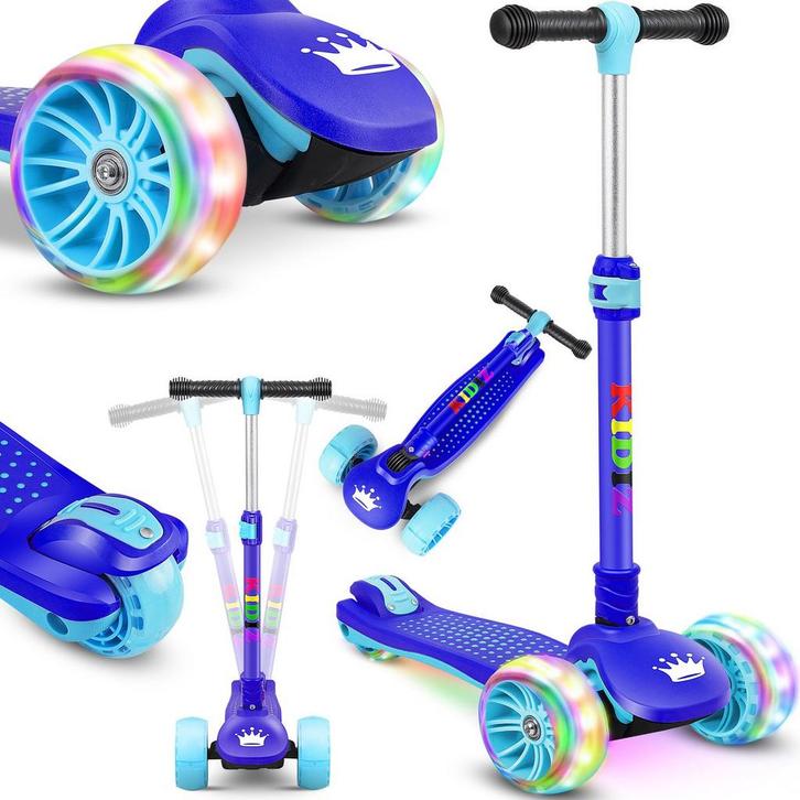 Kinderstep - Verstelbaar - Vouwbaar - Blauw - KIDIZ®, Fietsen en Brommers, Steps, Nieuw, Verzenden
