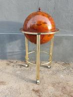 Bar - pâtes, Laiton - Bahut-bar globe terrestre, armoire à, Antiek en Kunst