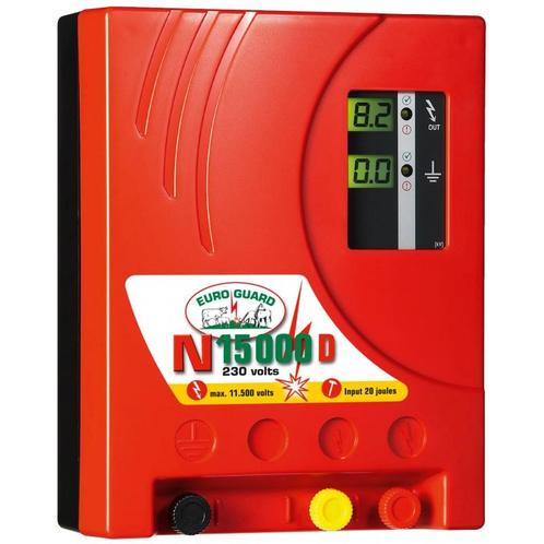 Euro guard n 15000 d 2x lcd-display schrikdraadapparaat -, Dieren en Toebehoren, Stalling en Weidegang