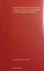 Van Homerus tot van Lennep (Griekse en Latijnse literatuur i, Boeken, Verzenden, Nieuw