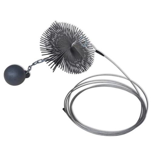 vidaXL Schoorsteenveegborstel rond Ø 25 cm, Doe-het-zelf en Bouw, Gereedschap | Handgereedschap, Nieuw, Verzenden