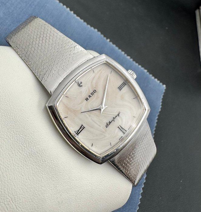 Rado - Silverfancy Marble Dial - Zonder Minimumprijs -, Handtassen en Accessoires, Horloges | Heren