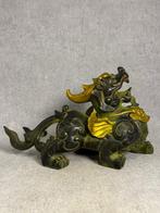 Prachtig paar Chinese Pixiu beelden 30 cm / 4.9 kg - Brons -, Antiek en Kunst