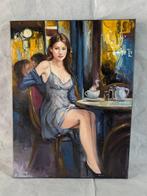 Marco Santini (XX-XXI) - Riflessioni al caffè, Antiek en Kunst