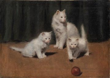 Boleradszky Beno (1885-1957) - Playing Cats