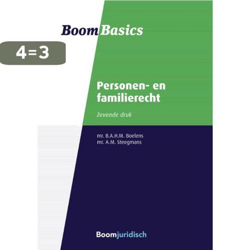 Personen- en familierecht / Boom Basics 9789462908000, Boeken, Wetenschap, Gelezen, Verzenden