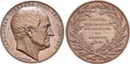 Brons medaille 1878 Schweden: Oskar Ii, 1872-1905:, Verzenden