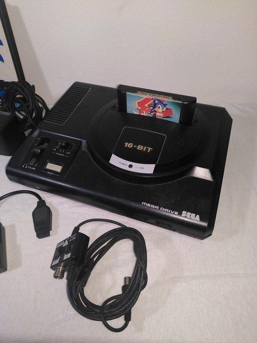 Sega - Mega Drive - Complete with two controllers and two, Games en Spelcomputers, Spelcomputers | Overige Accessoires