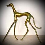 Abdoulaye Derme - sculptuur, Lévrier Bleu - 34 cm - Koud