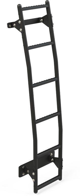 Zwarte aluminium deurladder Ford Transit Custom 2023-heden, Auto diversen, Auto-accessoires, Nieuw, Verzenden