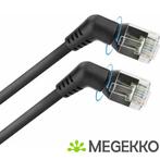ACT DD1907 Roteerbare netwerkkabel Zwart 7 m Cat6 U/FTP, Verzenden, Nieuw