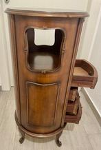 Kabinet - Antiek rond Frans stijl nachtkastje uit de 19e