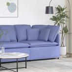 vidaXL Modulaire hoekmodule bank met kussens 100 cm, Huis en Inrichting, Zetels | Voetbanken en poefs, Verzenden, Nieuw