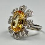 Sans prix de réserve - Bague Argent 925 Citrine