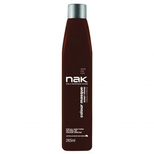 NAK Colour Masque 265ml Burnt Toffee (Haarmasker), Handtassen en Accessoires, Uiterlijk | Haarverzorging, Nieuw, Verzenden
