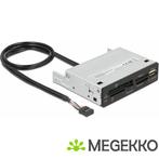 Delock 91708 3,5  USB 2.0-kaartlezer 5 sleuven + 1 x USB 2.0, Computers en Software, Verzenden, Nieuw