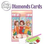 Diamond Painting Dotty Designs Diamonds Cards - Bubbly Girls, Hobby en Vrije tijd, Verzenden, Nieuw, Knutselwerk