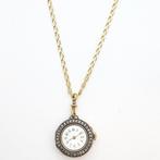 Ketting met hanger - 18 karaat Geel goud - 0.50ct. tw.