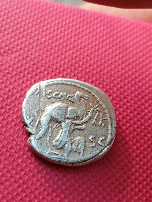 Romeinse Republiek. M. Aemilius Scaurus and Pub., Postzegels en Munten, Munten | Europa | Niet-Euromunten