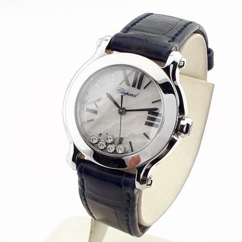 Chopard - Happy Sport Mother of Pearl Dial with Floating, Handtassen en Accessoires, Horloges | Heren