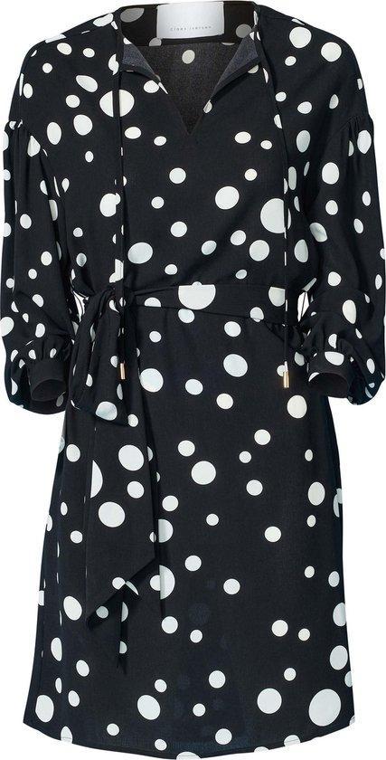 Claes Iversen Bolkadot Dames Jurk - Wit/Zwart - Maat EU44, Kleding | Dames, Jurken, Nieuw, Verzenden