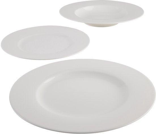 2dekans | Starter Set Basic White Set van 18, Huis en Inrichting, Keuken | Servies, Ophalen of Verzenden