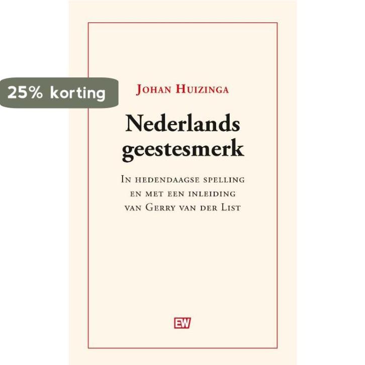 Nederlands geestesmerk / Elseviers politieke bibliotheek /, Boeken, Geschiedenis | Nationaal, Zo goed als nieuw, Verzenden